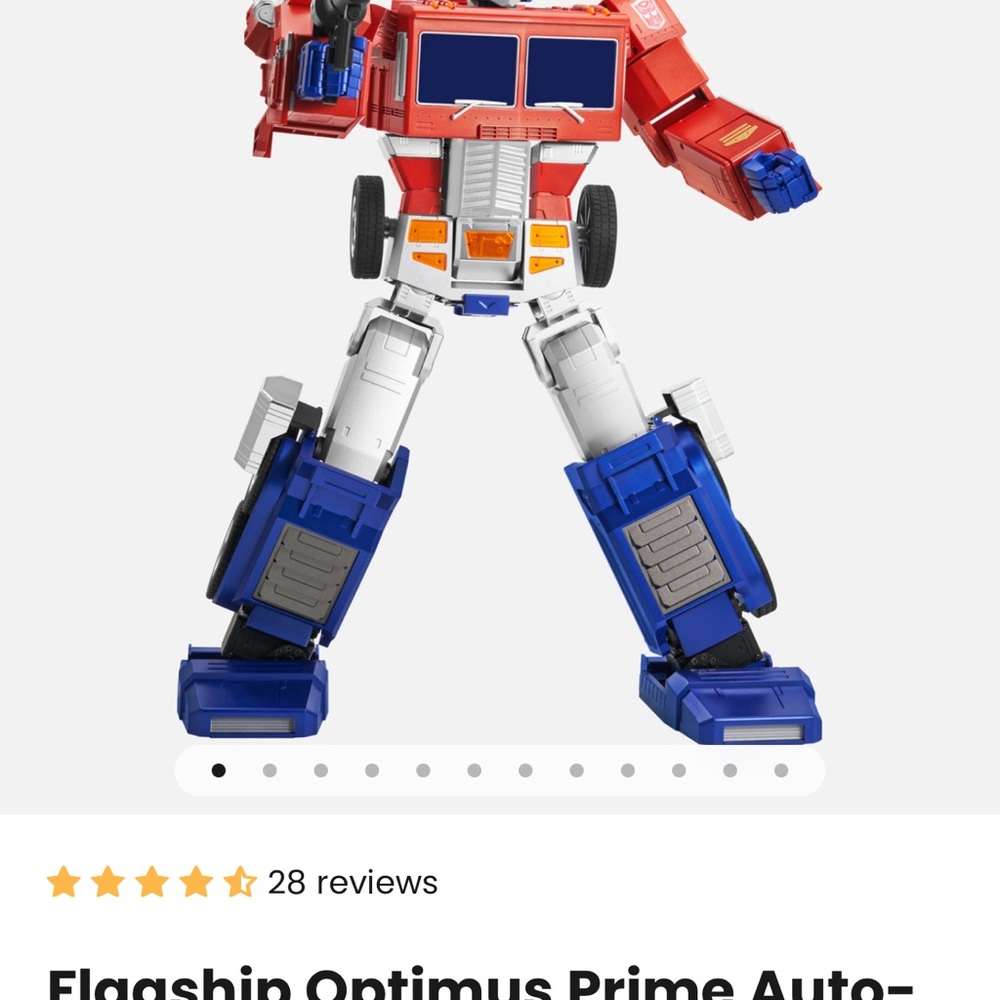 Flagship Optimus Prime Auto-converting Robot (Limited Edition)